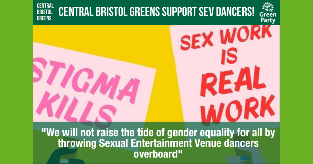 Central Bristol Greens Support SEV Dancers