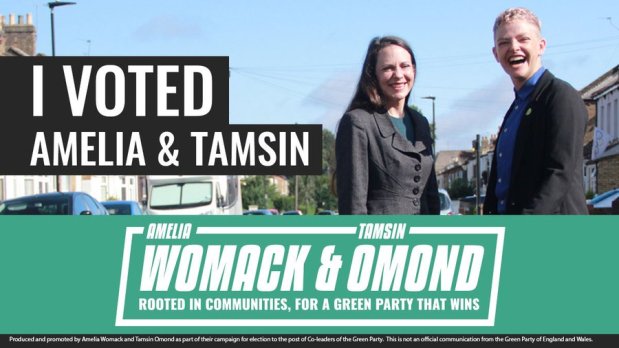 Why I’m voting Amelia & Tamsin for Green Party Co-leaders